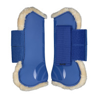 Lammfell-Gamaschen Horze Windsor Blau