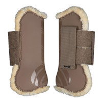 Lammfell-Gamaschen Horze Windsor Hellbraun Lammfell-Gamaschen Horze Windsor Hellbraun