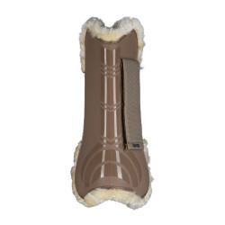 Lammfell-Gamaschen Horze Windsor Hellbraun