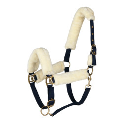 Halfter Schaf Horze Lincoln Kleid Blau / Eierschalenweiß Halfter Schaf Horze Lincoln Kleid Blau / Eierschalenweiß