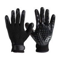 Putzhandschuhe Horze Super Touch Schwarz