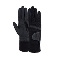 Winterhandschuhe Horze Sage Damen hoher Schutz Handgelenke Schwarz