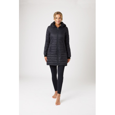 Lange Daunenjacke Horze Charlotte Damen Dunkelmarineblau Lange Daunenjacke Horze Charlotte Damen Dunkelmarineblau