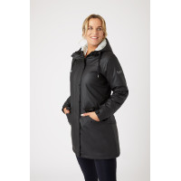 Wasserfeste Fleecejacke Horze Billie Damen Schwarz Wasserfeste Fleecejacke Horze Billie Damen Schwarz