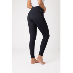 Horze Mathilde Silikon-Vollbesatz Damen Reitleggings Dunkelmarineblau