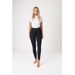 Horze Mathilde Silikon-Vollbesatz Damen Reitleggings Dunkelmarineblau