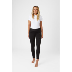 Damen-Winterreitleggings Horze Active mit Silikon-Vollbesatz Schwarz Damen-Winterreitleggings Horze Active mit Silikon-Vollbesatz Schwarz