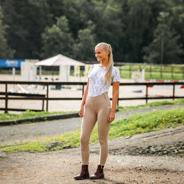 Damen Jodhpur Stiefeletten Horze Highgate Paddock Leder Braun