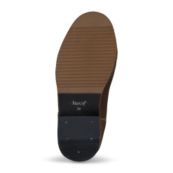 Horze Seville Kinderstiefeletten mit Frontreißverschluss Braun Horze Seville Kinderstiefeletten mit Frontreißverschluss Braun