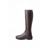 Gefütterte Lederstiefel Horze Aspen Damen Dunkelbraun Gefütterte Lederstiefel Horze Aspen Damen Dunkelbraun