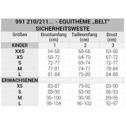 Schutzweste Equithème Belt Schwarz Schutzweste Equithème Belt Schwarz