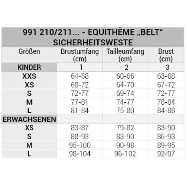 Schutzweste Equithème Belt Schutzweste Equithème Belt