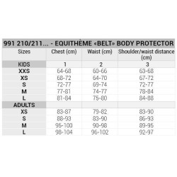 Schutzweste Equithème Belt Schwarz Schutzweste Equithème Belt Schwarz