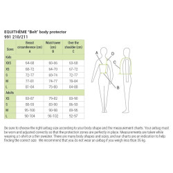 Schutzweste Equithème Belt Schwarz Schutzweste Equithème Belt Schwarz
