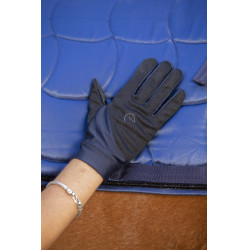 Equithème Knit Digital Handschuhe Schwarz / Marineblau Equithème Knit Digital Handschuhe Schwarz / Marineblau