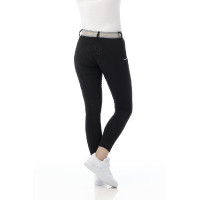 Reithose Equitheme Lor mit Silikon-Vollbesatz Schwarz