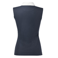 Polo Equithème Mesh Colours SM Marine / Blau / Weiß