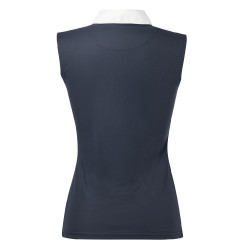 Polo Equithème Mesh Colours SM Marine / Blau / Weiß