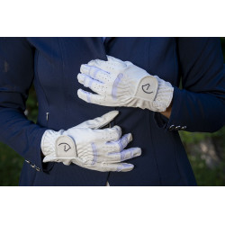 Equithème Grip Handschuhe Weiß Weiß