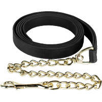 Longe in Beta mit einfacher Kette Schwarz