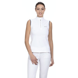 Polo de concours Equit'M sans manches femme Polo de concours Equit'M sans manches femme
