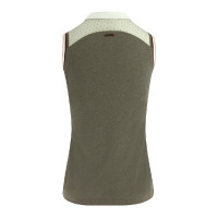 Damen-Poloshirt Equithème Smoff ärmellos Weiß Weiß Damen-Poloshirt Equithème Smoff ärmellos Weiß Weiß