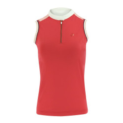 Damen-Poloshirt Equithème Smoff ärmellos Fuchsie Rosa Damen-Poloshirt Equithème Smoff ärmellos Fuchsie Rosa