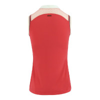 Damen-Poloshirt Equithème Smoff ärmellos Weiß Wei&amp;amp;amp;amp;amp;szlig;
