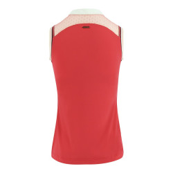 Damen-Poloshirt Equithème Smoff ärmellos Fuchsie Rosa Damen-Poloshirt Equithème Smoff ärmellos Fuchsie Rosa