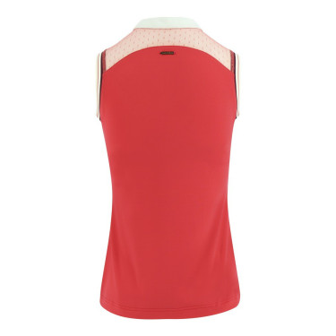 Damen-Poloshirt Equithème Smoff ärmellos Fuchsie Rosa Damen-Poloshirt Equithème Smoff ärmellos Fuchsie Rosa