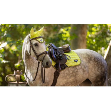 Fliegenhaube LeMieux Loire Kiwi Khaki Fliegenhaube LeMieux Loire Kiwi Khaki