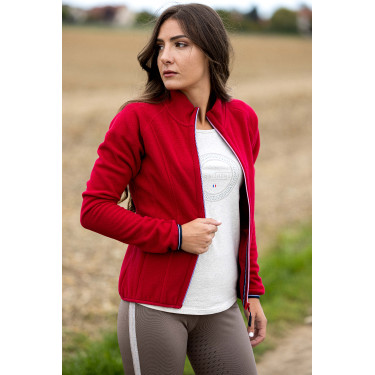 Fleecejacke Equithème Lena Kirsche Fleecejacke Equithème Lena Kirsche