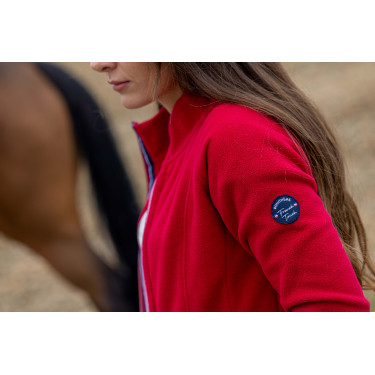 Fleecejacke Equithème Lena Kirsche Fleecejacke Equithème Lena Kirsche