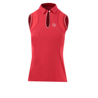 Ärmelloses Polo Equithème Sarah Schwarz Ärmelloses Polo Equithème Sarah Schwarz