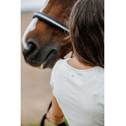 T-Shirt Equithème Anna Kurzarm Creme Beige