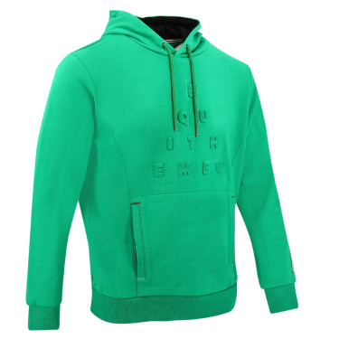 Sweat Equithème Camille Unisex mit Kapuze Grün Gr&uuml;n