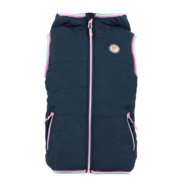 Wendbare Jacke Equithème Mady Marineblau