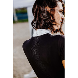 Polo Equithème Lerma Kurzarm Schwarz