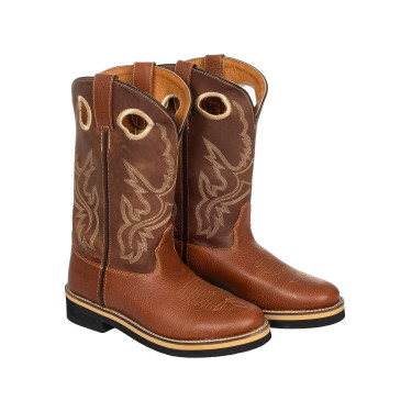 Westliche Pro-tech Buckaroo-Stiefel aus Leder Westliche Pro-tech Buckaroo-Stiefel aus Leder