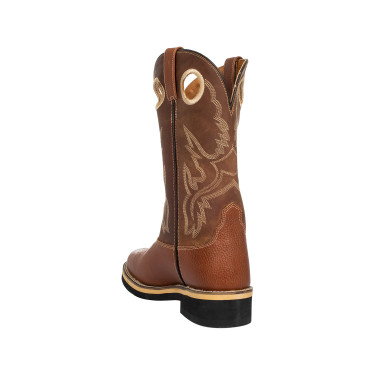 Westliche Pro-tech Buckaroo-Stiefel aus Leder Westliche Pro-tech Buckaroo-Stiefel aus Leder