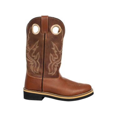 Westliche Pro-tech Buckaroo-Stiefel aus Leder Westliche Pro-tech Buckaroo-Stiefel aus Leder