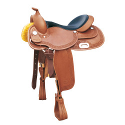 Western-Sattel Pool's Regular Reiner 1010 Cognac Braun