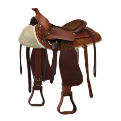 Sattel Prime Lakota mit Wildledersitz Sattel Prime Lakota mit Wildledersitz