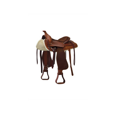 Sattel Prime Lakota mit Wildledersitz Braun Sattel Prime Lakota mit Wildledersitz Braun