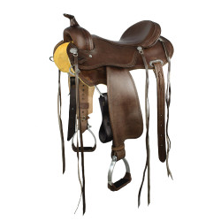 Western-Trail-Sattel rund Full Quarter 8020