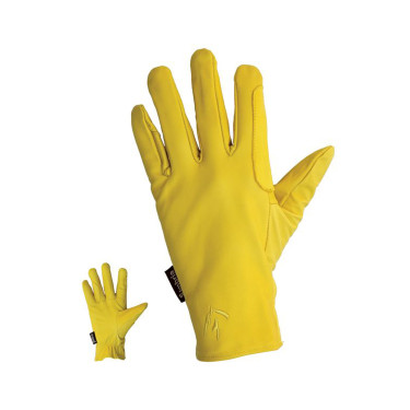 Reithandschuhe aus Leder Umbria Equitazione 171 Gelb