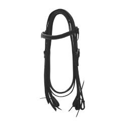 Western-Zaumzeug Lakota mit Blumenmuster und Zügeln Schwarz Western-Zaumzeug Lakota mit Blumenmuster und Zügeln Schwarz