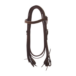 Western-Zaumzeug Lakota mit Blumenmuster und Zügeln Braun Western-Zaumzeug Lakota mit Blumenmuster und Zügeln Braun