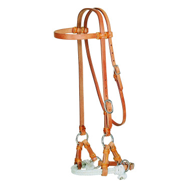 Sidepull Western Pool's 2raw aus Leder