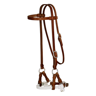 Sidepull Western Pool's 2raw aus Leder Sidepull Western Pool's 2raw aus Leder